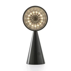 Tom Dixon LED-pöytälamppu Pose, antrasiitti, korkeus 25 cm