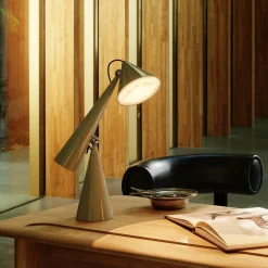 Tom Dixon LED-pöytälamppu Pose Task Light, kultainen, 41 cm