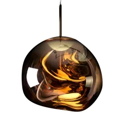 Tom Dixon LED-riippuvalaisin Melt Mini, Ø 28 cm, kulta