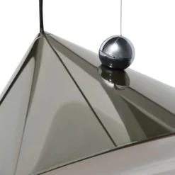 Tom Dixon LED-riippuvalaisin Pose, vihreä, Ø 43 cm, teräs dim