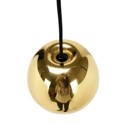 Tom Dixon LED-riippuvalaisin Void mini, Ø 15 cm, messinki
