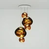 Tom Dixon riippuvalo Melt Large Round, Ø 95 cm, kulta