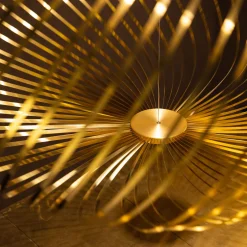 Tom Dixon Spring Large riippuvalo Ø 95 cm messinki
