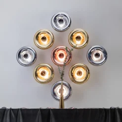Tom Dixon Void Surface -LED-seinälamppu, teräs