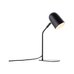Tong-pöytävalaisin, musta, korkeus 38 cm, metallia