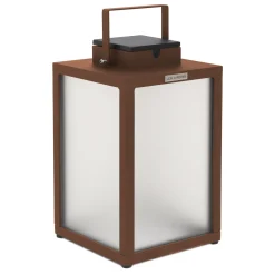 Tradition LED-aurinkolamppu, corten, korkeus 40 cm