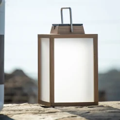 Tradition teak LED aurinko lyhty Korkeus 40 cm