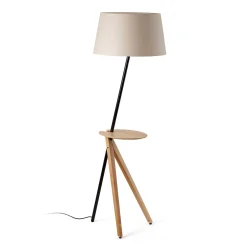 Treewood lattiavalaisin, saarni/beige, kangas/puu, korkeus 175 cm
