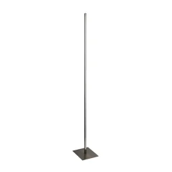 Tribeca LED-lattiavalaisin, hopea/opalvalkoinen, metalli, CCT, 150 cm