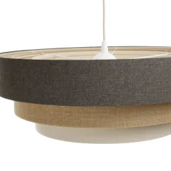 Triniti-riippuvalaisin, ruskea/beige/cream, Ø 60 cm, tekstiili