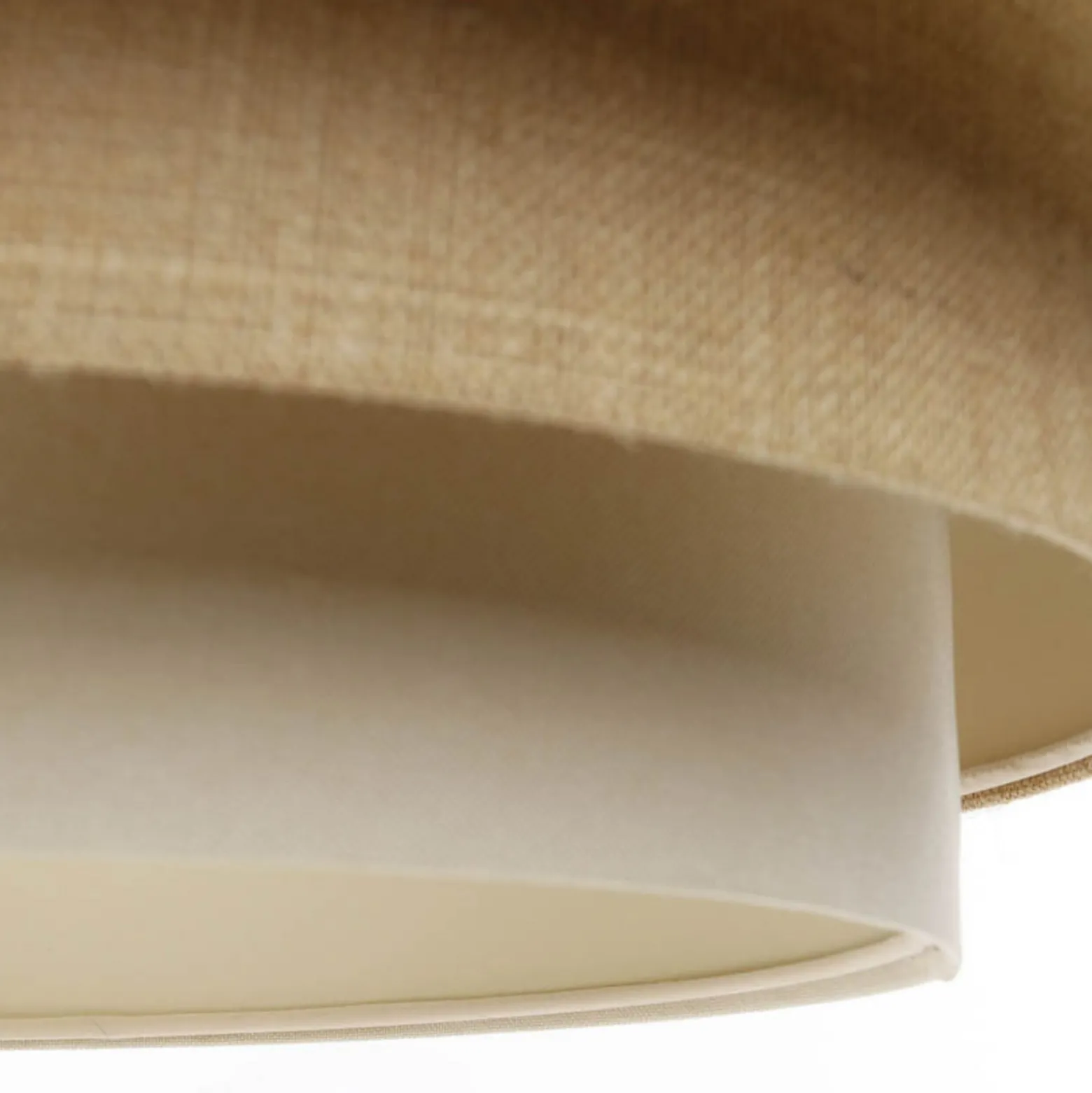 Triniti-riippuvalaisin, vihreä/beige/kermanvärinen, Ø 60 cm, tekstiili