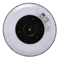 Tuco LED-kattovalaisin, himmennettävä, musta, muovia, Ø 30 cm