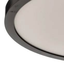 Tuco-LED-kattovalaisin, musta, Ø 25 cm