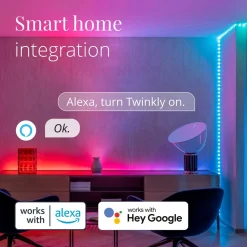 Twinkly Dots LED-ketju RGB, läpinäkyvä, IP44, 10m