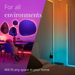 Twinkly Dots LED-ketju RGB, läpinäkyvä, IP44, 10m