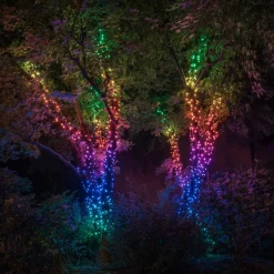 Twinkly RGB keijuvalot, musta, 250 valoa 20m
