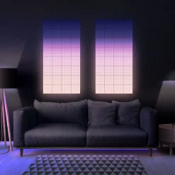Twinkly RGB-neliöt musta, IP20, 1+5 Aloitussarja
