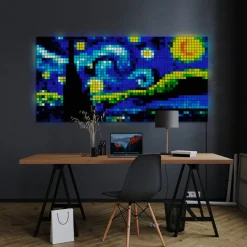 Twinkly RGB-neliöt musta, IP20, 1+5 Aloitussarja