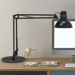 Työpöytävalaisin MAULstudy, musta, 49 cm, jalusta