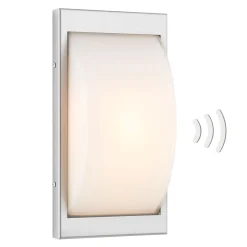 Ulkonurkkavalaisin 068SEN, anturi, ruostumaton teräs, 33 cm, E27