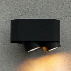 Ulkoseinälamppu Cypres, IP44, 2-lamppuinen