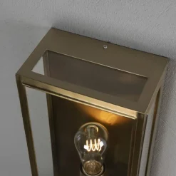Ulkoseinävalaisin Carpi, messinki, leveys 20.5cm