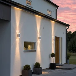 Ulkoseinävalaisin Modena 2-lamp., valkoinen