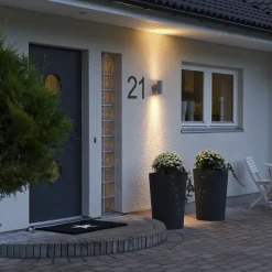 Ulkoseinävalaisin New Modena 2-valo harmaa