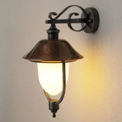 Ulkoseinävalaisin Peggy, riippuvalaisin, kupari