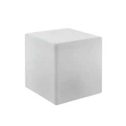 Ulkovalaisin Bottona cube E27 valkoinen, 30 x 30cm