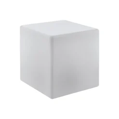 Ulkovalaisin Bottona cube E27 valkoinen, 30 x 30cm