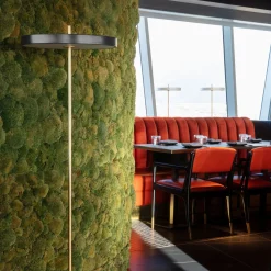 UMAGE Asteria Floor LED-lattiavalo antrasiitti