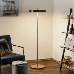UMAGE Asteria Floor LED-lattiavalo antrasiitti