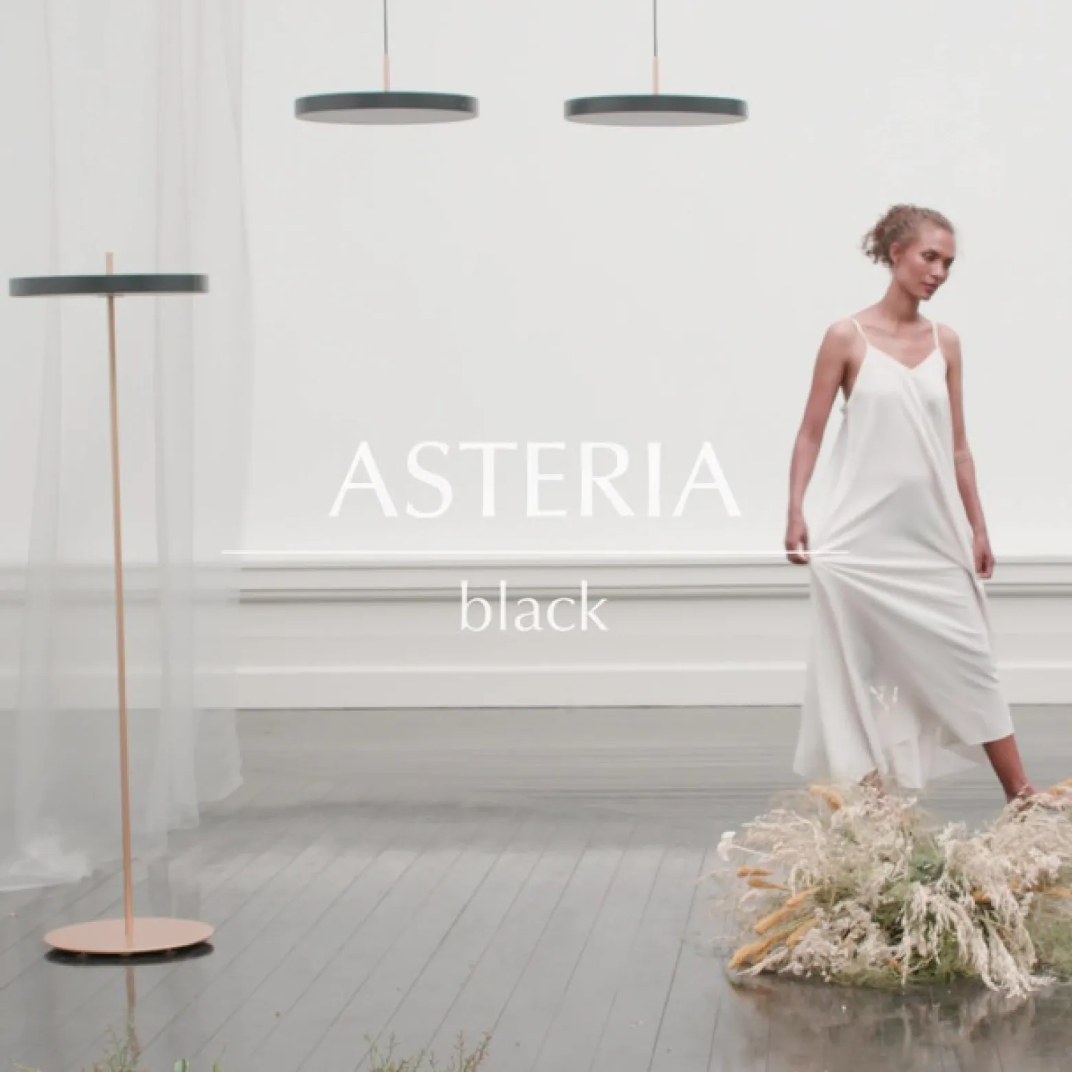 UMAGE Asteria medium riippuvalo messinki musta