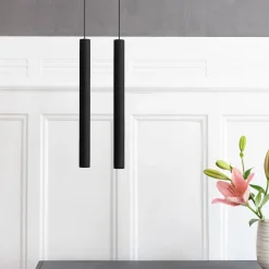 UMAGE Chimes Tall LED-riippuvalaisin musta tammi