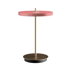 UMAGE LED-akkukäyttöinen pöytälamppu Asteria Move, ruusukulta/messinki, 31 cm