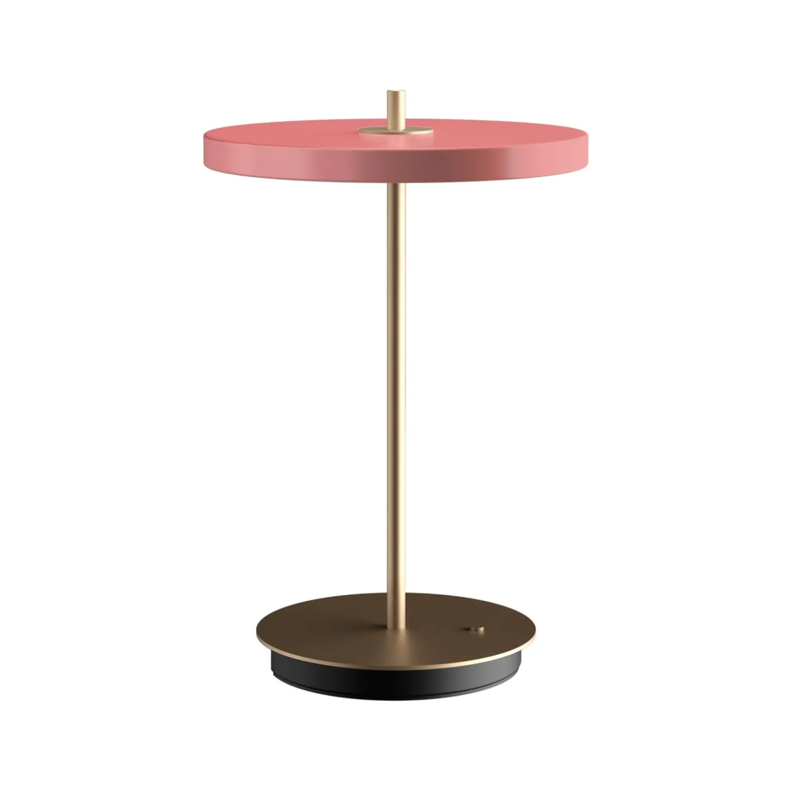 UMAGE LED-akkukäyttöinen pöytälamppu Asteria Move, ruusukulta/messinki, 31 cm