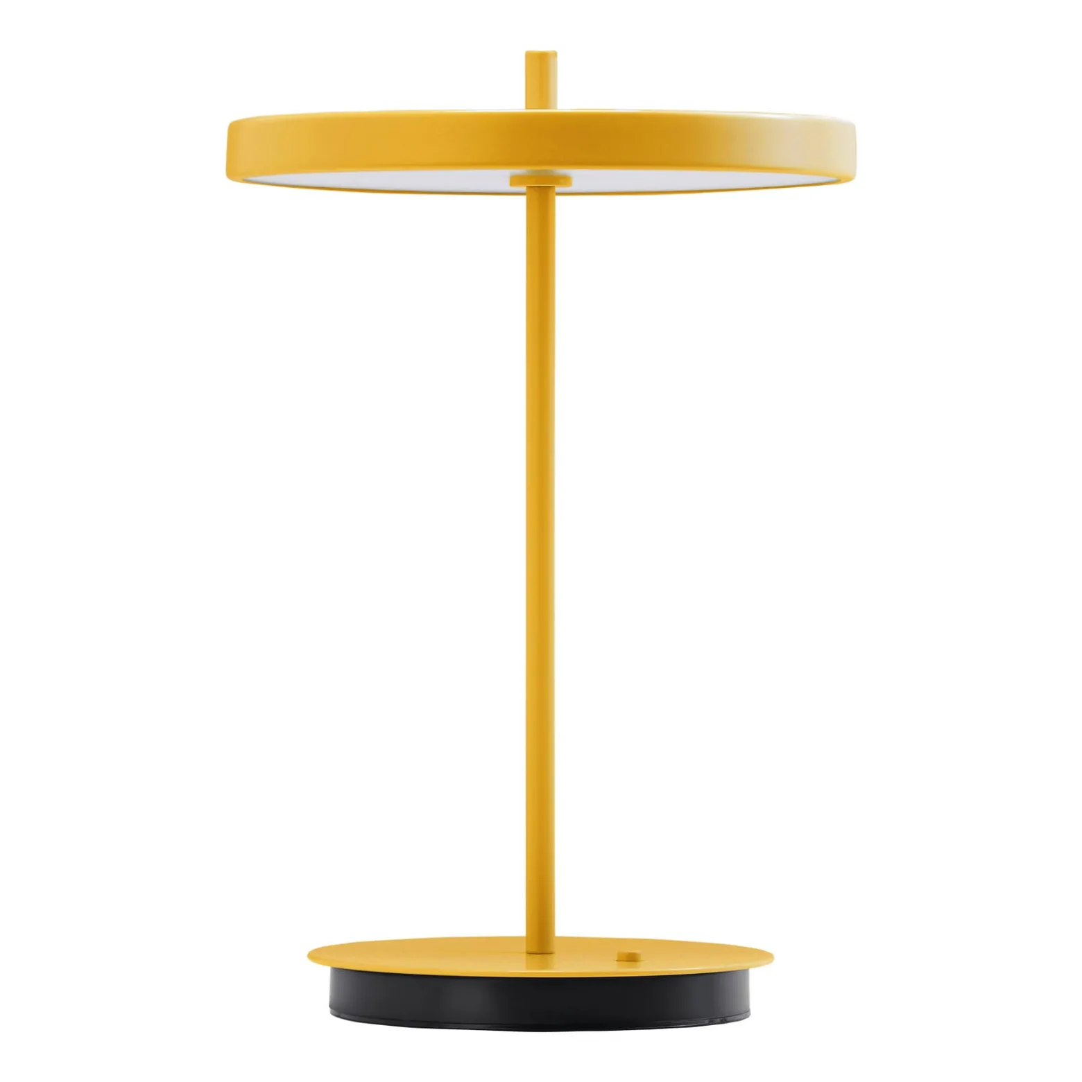 UMAGE LED ladattava pöytävalaisin Asteria Move aurinko keltainen uni, 31cm