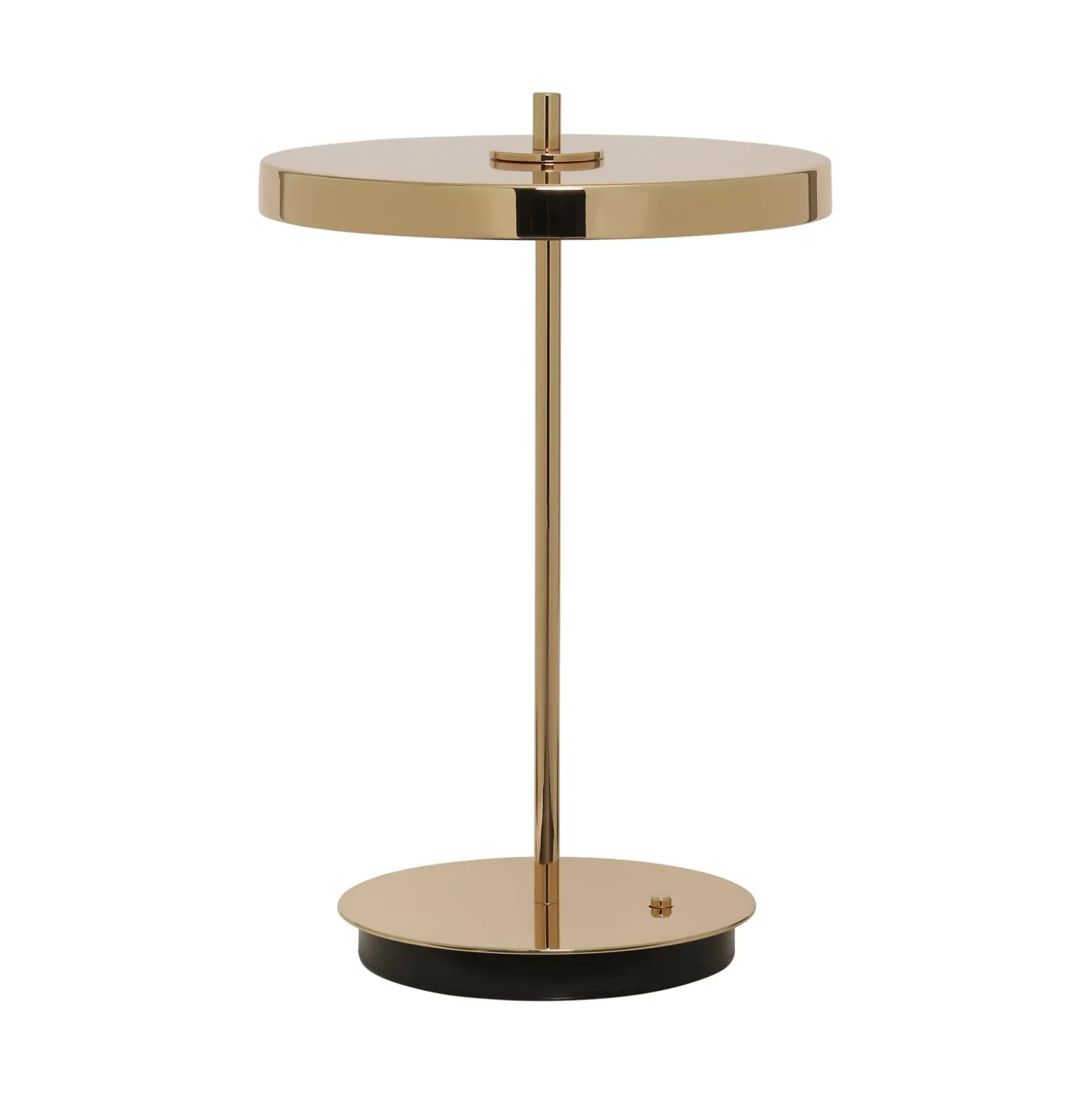 UMAGE LED-ladattava pöytävalaisin Asteria Move kiillotettu messinki 31 cm