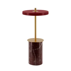UMAGE LED-ladattava pöytävalaisin Asteria Move Mini, punainen, 26 cm IP44