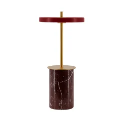 UMAGE LED-ladattava pöytävalaisin Asteria Move Mini, punainen, 26 cm IP44