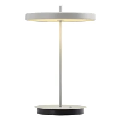 UMAGE LED ladattava pöytävalaisin Asteria Move sumu harmaa uni, 31cm