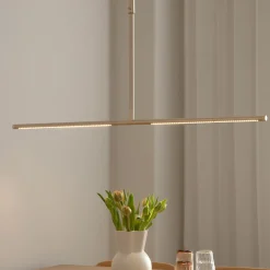 UMAGE LED-riippuvalaisin Omni, messinkivärinen Pituus 107 cm 2-lamppuinen.