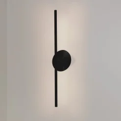 UMAGE LED-seinävalaisin Omni, musta, pituus 74 cm