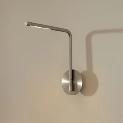 UMAGE LED-seinävalaisin Omni Pivot, teräksenvärinen, himmennettävä