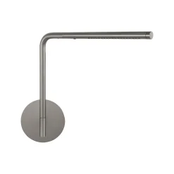 UMAGE LED-seinävalaisin Omni Pivot, teräksenvärinen, himmennettävä