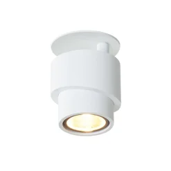 upotettava LED-kohdevalaisin BRUSH, valkoinen, Ø 7 cm, metalli, himmennettävä,