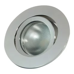 Upotettava LED-kohdevalaisin Decoclic GU10/GU5.3, pyöreä, hopea