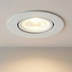 Upotettava LED-kohdevalaisin Decoclic GU10/GU5.3, pyöreä, valkoinen