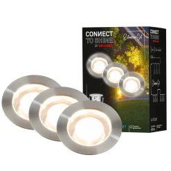 Upotettava LED-kohdevalaisin 3915032 IP67 12 V, 3 kpl, 4,5 cm, ruostumaton teräs
